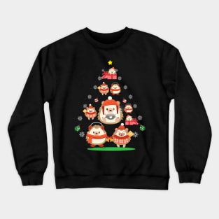 Hedgehog Ornament Christmas Tree Crewneck Sweatshirt